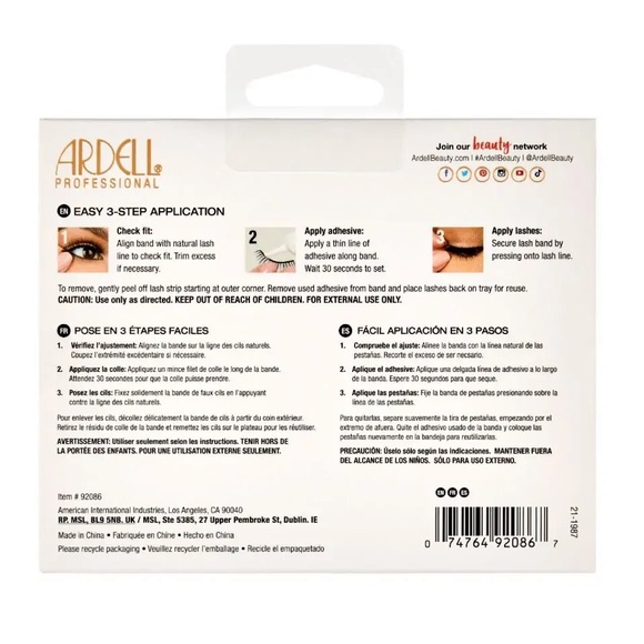 x5 HOLIDAY FAUXMINK 817 3 PAIR GIFT SET - Picture 5 of 10